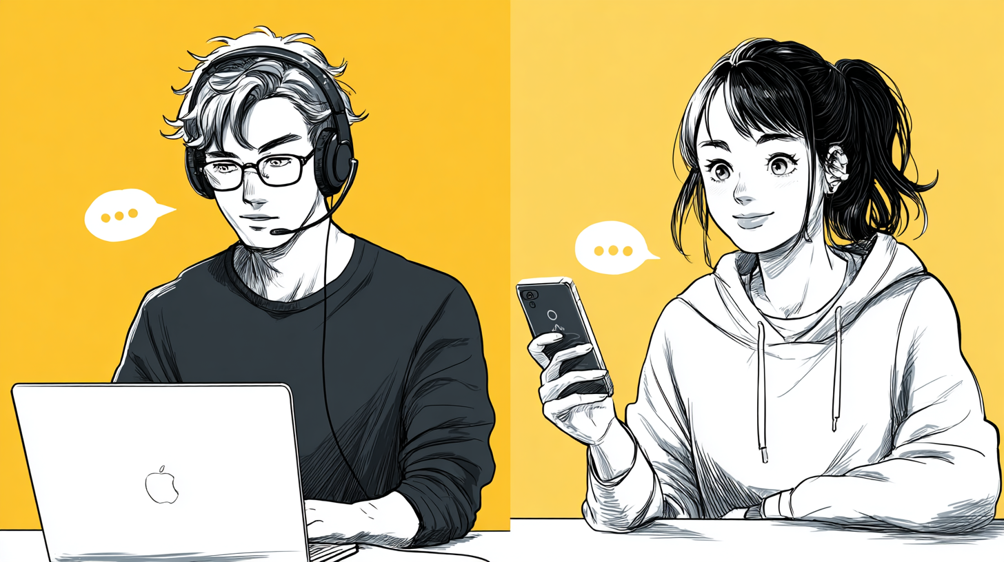 オンライン英会話とAI英会話アプリ
